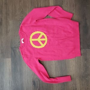 Girl's Children's place Peace sweater